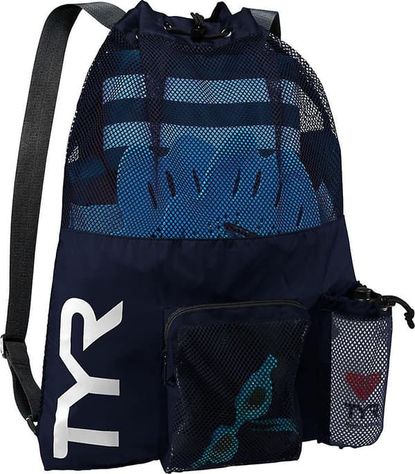 Stor Mesh Mummy Rygsæk Navy