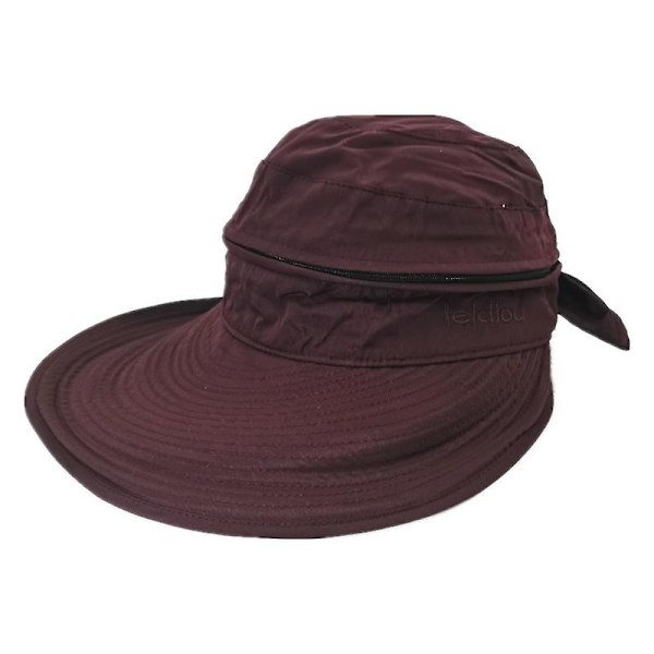 Simplicity Hatter for Kvinner UPF 50+ UV Solbeskyttende Konvertibel Strand Visor Hat P4