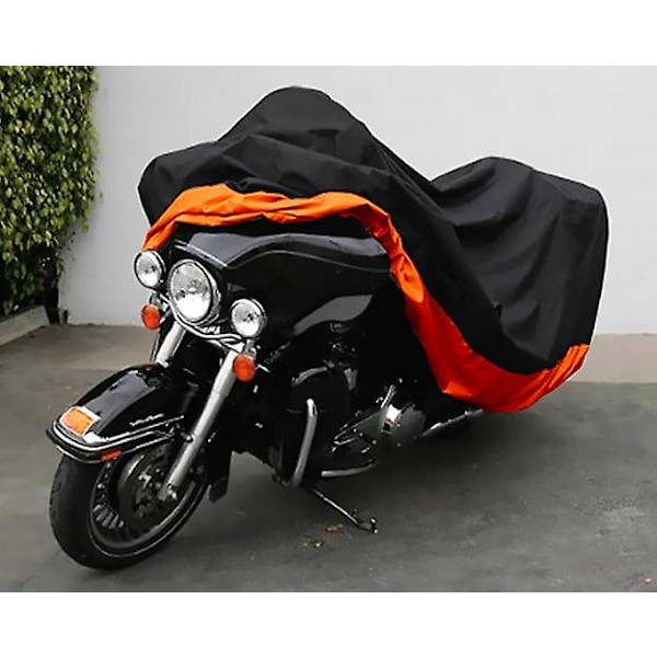 XXXL Motorsykkeltrekk Regn Støv For Harley Davidson Electra Glide Ultra Classic