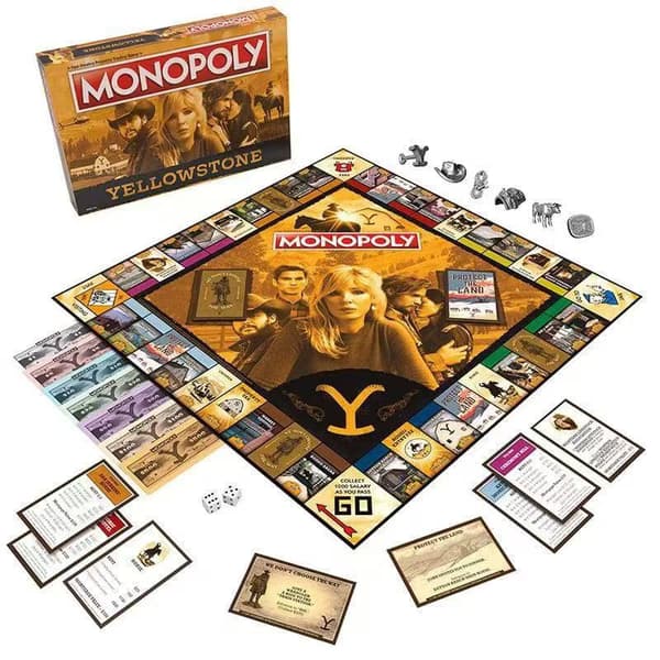 Monopoly Yellowstone Lautapeli Korttipeli Shakki