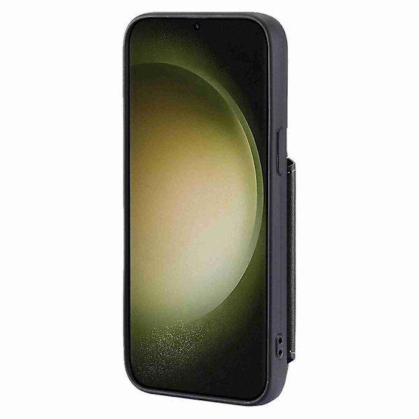 Samsung Galaxy S23 Ultra 5g -vetoketjulla varustettu RFID-matkapuhelinkotelo Black
