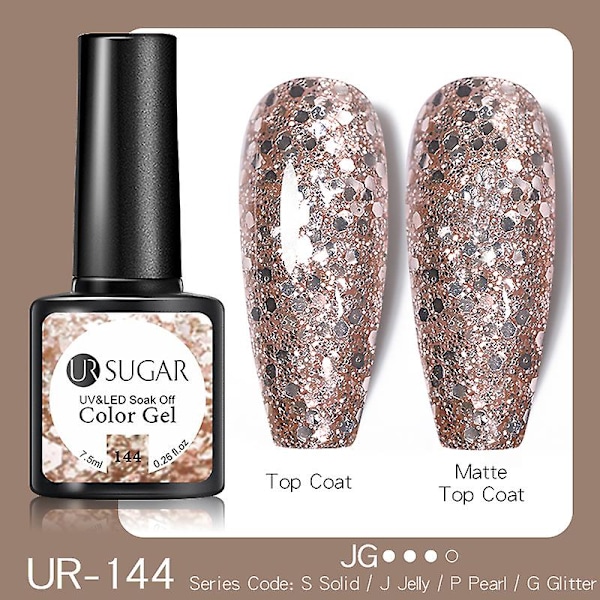 UR SUGAR 15ml Extension Nail Gel Polish Camouflage Nude Pink Semi Permanent UV Hard Gel Nails Finger Prolong Acrylic Varnish