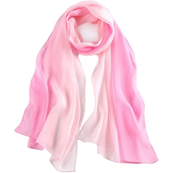 Siden Scarf Dam Kvinnor 100% Siden Scarves Lätt Elegant Gåvor Style 6