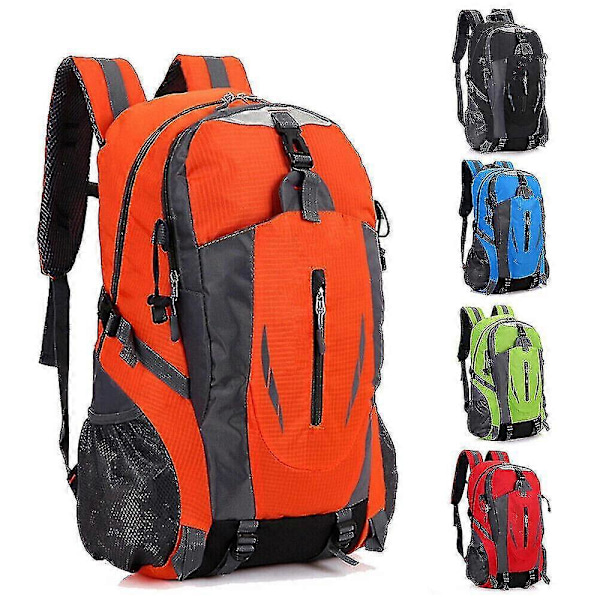 40l Stor Väska Vattentät Ryggsäck Camping Vandring Promenader Utomhus Reseryggsäck Blue