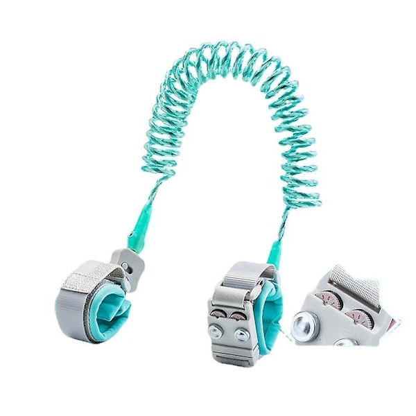 Baby og småbarn belte for å gå anti-tap barn med bånd sikkerhet barn gå armbånd Mint green 2.0 m