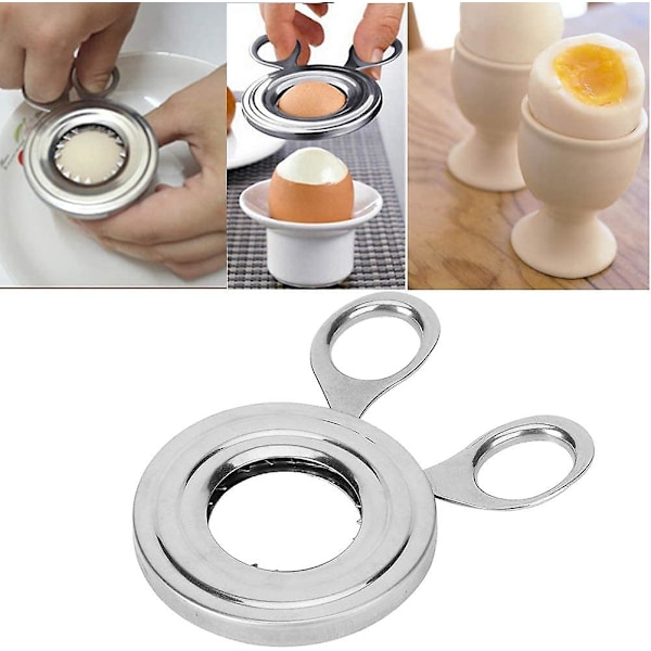 RUSTFRIT STÅL ÆGGEPISKER, ÆGKOGER, ÆGÅBNER, ÆGGEKUTTER, ÆGGEPILLER