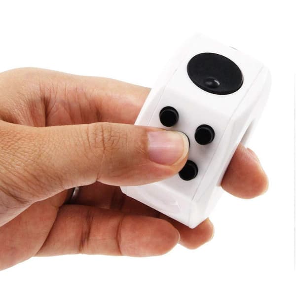 Stressreduserende ringer, angstlindrende leker. white