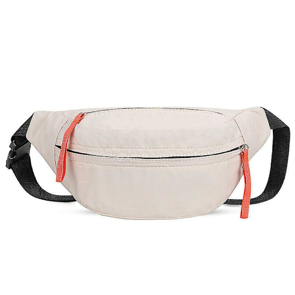 Fanny Pack Crossbody tasker, Mini Everywhere Bæltetaske, Taljepose til udendørs creamy white