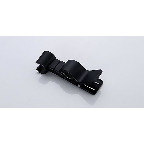 SZTXJ (sort) Håndbruserholder, Brusehovedholder, Udskiftelig Håndholdt Bruseholder, Bruseholder, 20-25MM Diameter Justerbar, Ingen Boring