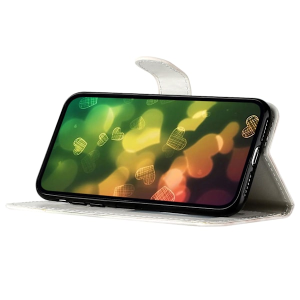 Fodral i PU-läder + TPU med mönstertryck till Oppo A79 5g / A2 5g, plånboksfodral med stativ Blue Owl