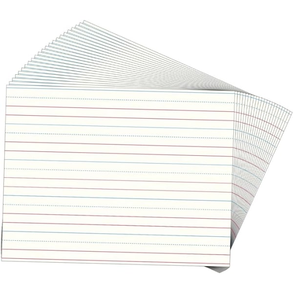 30X Dry Erase Card för att skriva och torka Återanvändbar forskning för