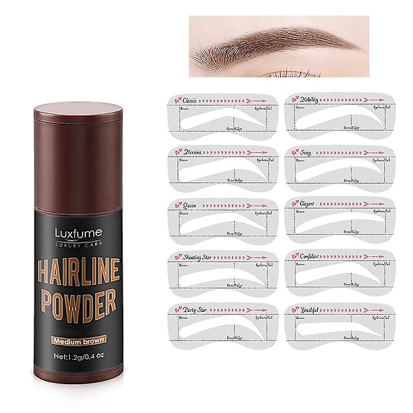 1-5 stk. Hårfinepulver, Naturlig Vandtæt Hurtig Dækkende Hårrød Concealer, Hårfine Skyggepulver Stick Vandtæt, Svampepen Naturlig Skygge Hårfine 5Pcs