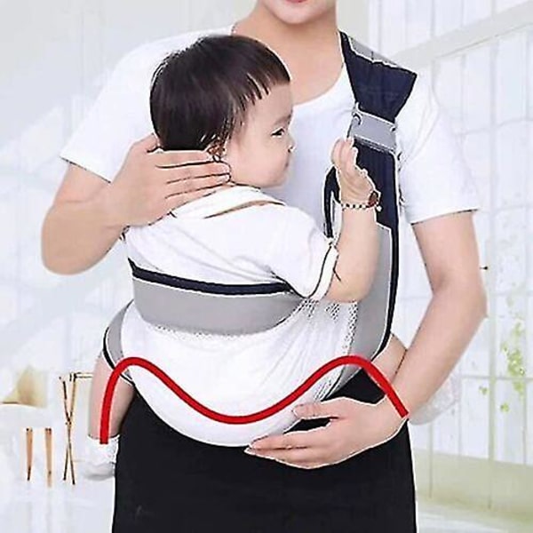 Letvægts Babybærere, Åndbar Slynge Nyfødt Ergonomisk Rygsæk Bomuld LIGHTWEIGHT PINK