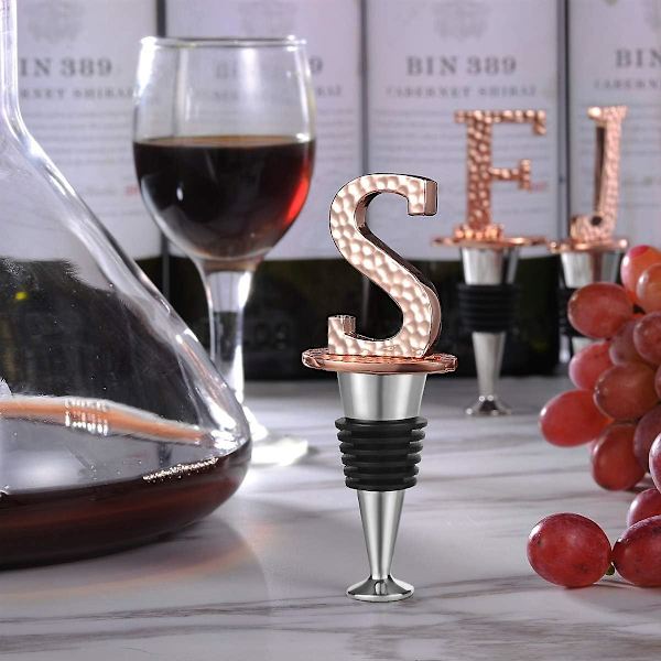 Prosecco Stopper, Initial Flaskestopper, Bogstav S