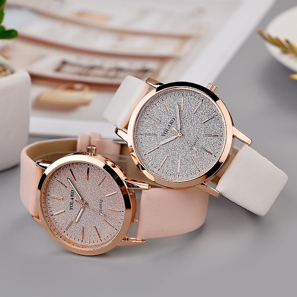 Klockor för kvinnor, lyxigt mode, damklocka, läderklocka, kvinnliga kvartsklockor, Montre Femme Red 1