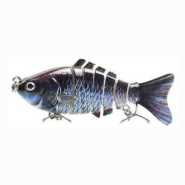 Fiske lokkemad 3.9in/0.53oz bionisk multi leddet hård agn s svømmende handling fiske lokkemad 7 segment synkende