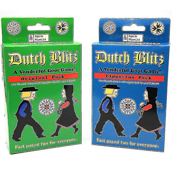 Dutch Blitz Dutch Blitz Basic Plus Udvidet Familiespil Kort Spil Kort Spil Spil Green Basic Version