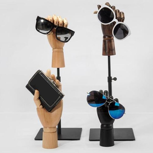 Trä Trä Konstnär Ledat Hand Mannequin Hand Konst Modell Smycken Display