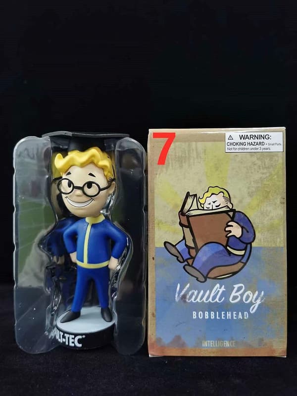 Fallout Vault Boy Bobble Head PVC Actionfigur Samleobjekt Modellleketøy Style 7
