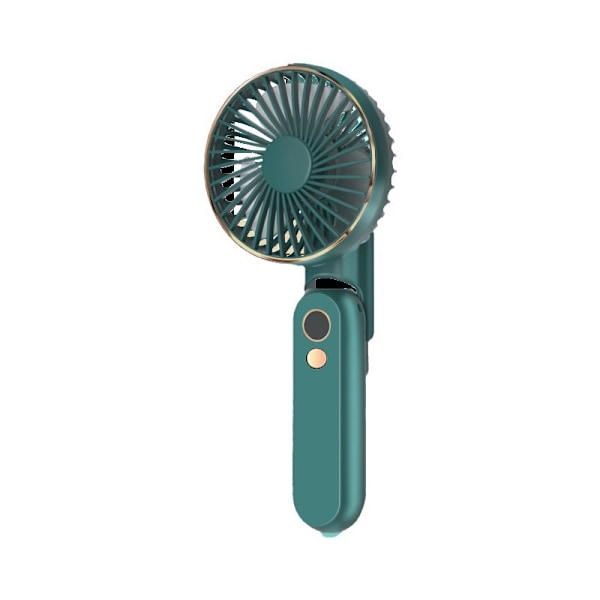 USB-ladattava Kannettava Mini-tuuletin 2500 mAh:n Akulla ja 5 Tilaa dark night green