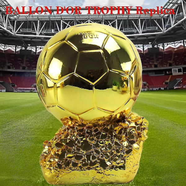 Hartsi Jalkapallo Ballon d'Or -palkinto, kullattu väri, jalkapallon paras pelaajapalkinto, fanien kodin sisustuseen