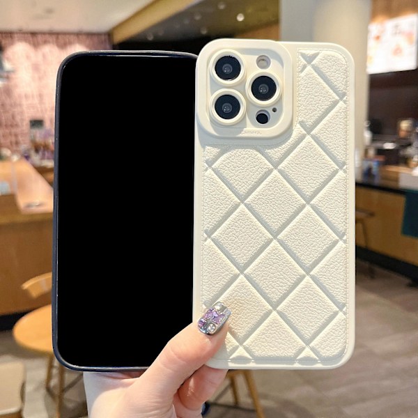 iPhone 13 Pro Max TPU -kotelo, rombikuviolla, naarmuuntumaton puhelinkotelo Blue