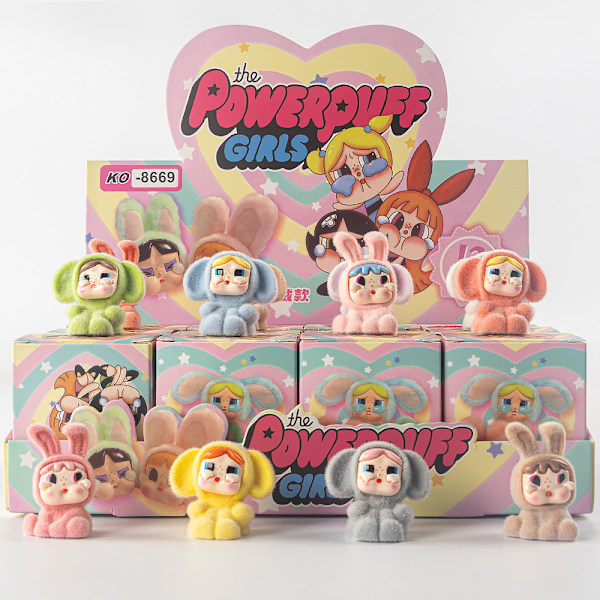 Labu Bu Bubble Mar docka blind box 12 stycken Little policewoman crying baby