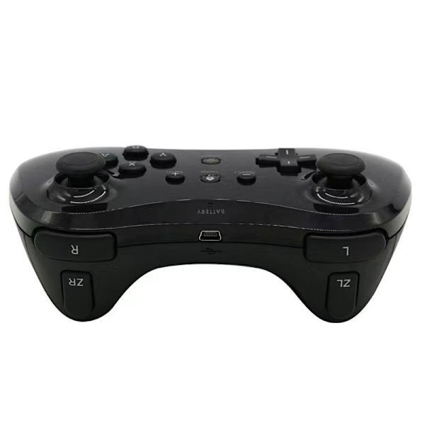 Wii U-kontroller, oppladbar Bluetooth Dual Analog Controller Gamepad for Wii U Pro-kontroller med USB-ladekabel Ty