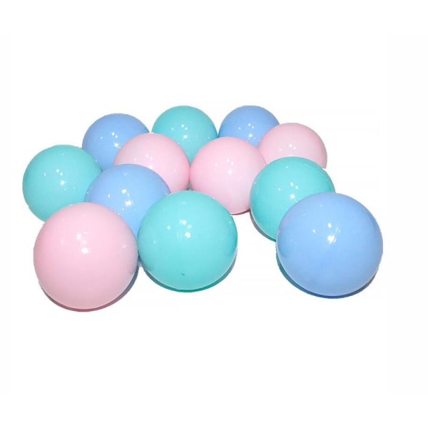 100 st Plastbollar Plast Lekbollar för barn Färgglada Barn Ocean