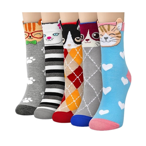 Uggla Vuxen Unisex Strumpor Value Pack One Size (5 Par) 6