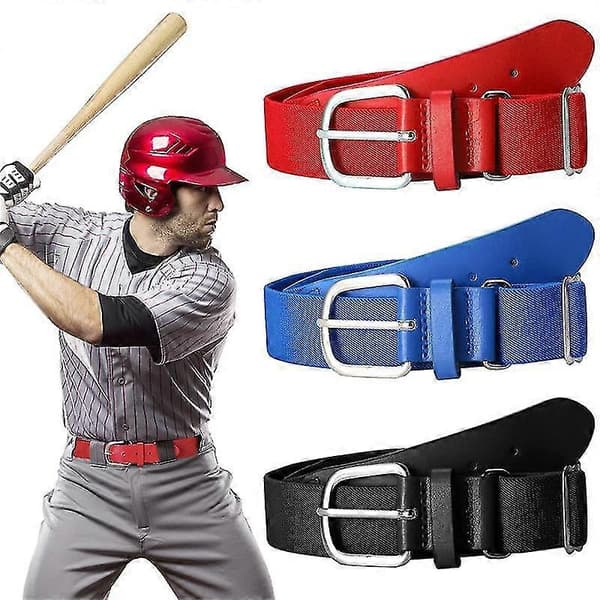 3 stycken Baseballbälte Elastiskt Softbollbälte Justerbart Softbollbälte Midjebälte