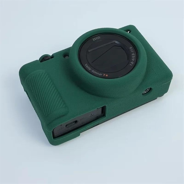 Til Sony Zv-1 Ii / Zv-1m2 Anti-drop blødt silikone etui kamera beskyttende cover Blackish Green