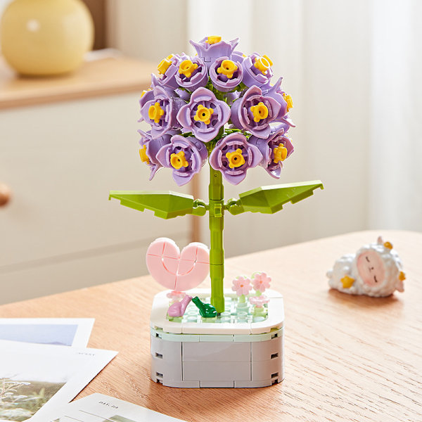 Koristeellinen kimppu-koristekokoonpano tyttökoristeet mallilelulahja hyacinth