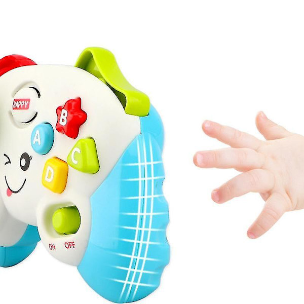 Vitt brusmaskiner baby leksaker ljud ljus multifunktionell elektrisk spelhandtag barnens pedagogiska telefoner