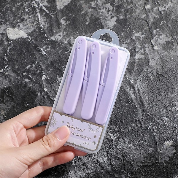 3-pack återanvändbar ögonbrynsmallset, ögonbrynsritningsguide, stylingformningsmallkort, ögonbrynsformningsverktyg