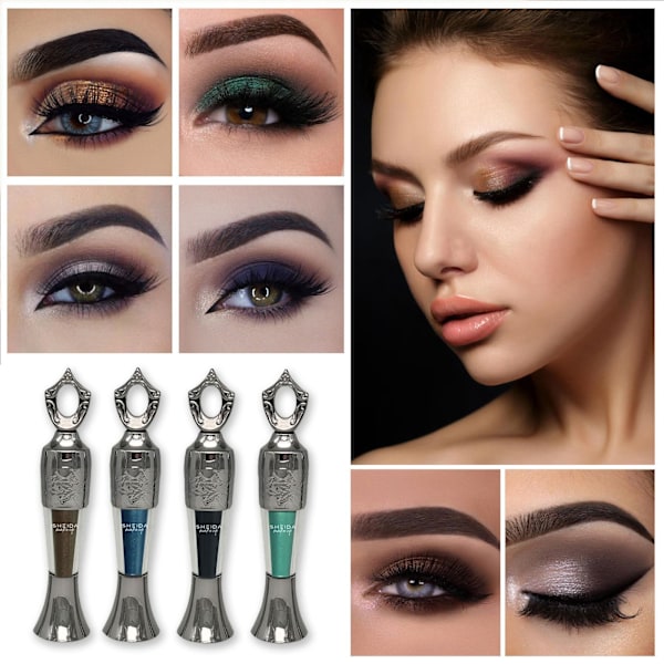 Sheida Kohl-pulver Eyeliner Naturligt Svart Eyeliner Naturlig Färg Handgjord Långvarig Ögonbrynspenna