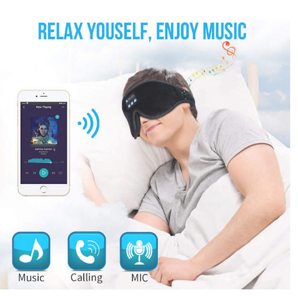 3D SleepPhones Bluetooth Søvn Hodetelefoner