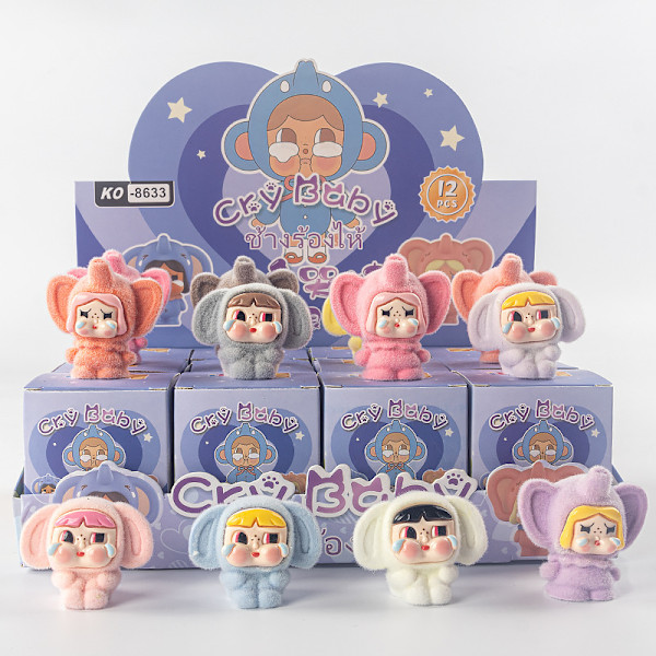Labu Bu Bubble Mar docka blind box 12 stycken Crying baby 2