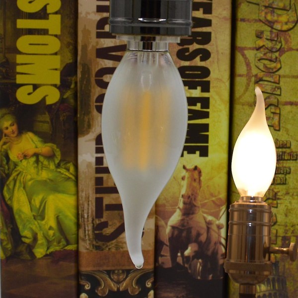 Vintage Glödlampa Led Edison Skruv Glödlampa Retro Antik Lampa i gammaldags stil (Varmvit) Warm White B 4W 2700K
