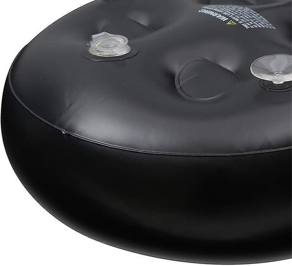 Oppgradert boblebadsete med meshinflatable boblebadsete multifunksjonelt spa boostersete med 1 pack
