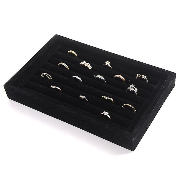 Smyckesbricka Förvaringslåda, stapelbar Smycketillbehör Bricka Låda Förvaringslåda Örhängen Display Förvaringslåda Halsband