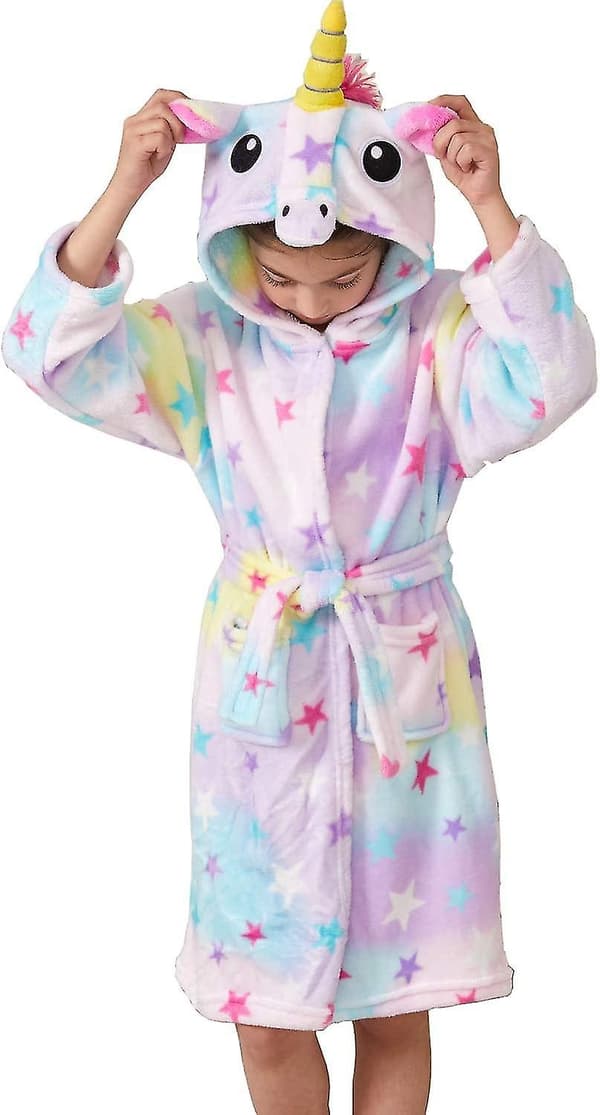 Myk Unicorn-hettegenser for barn - Gave til jenter