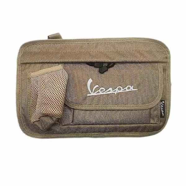 Vattentät handskfack i canvas för Piaggio Vespa Scooter Gts Lx Lxv Sprint Primavera 150 300 MC-tillbehör Brown