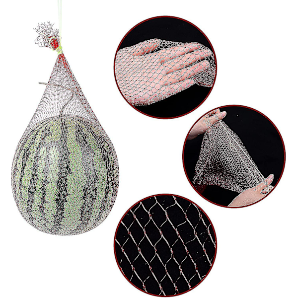 Vandmelon Net - 50 Pakke Hængende Vandmelon Net Tasker Melon Hængekøjer Vugger Til Vandmelon, Honningmelon, Agurker35cm 45cm