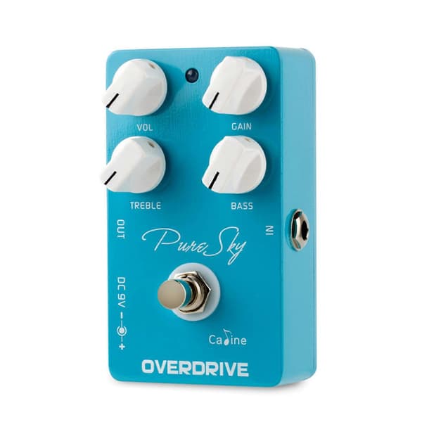 Pure Sky OD Gitarrpedal Effekt Aluminiumlegering Synthesizer Effektor Pedal Gitarrtillbehör