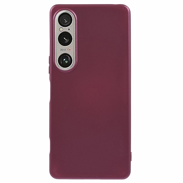 X-Level telefondeksel for Sony Xperia 1 VI TPU-deksler Wine red