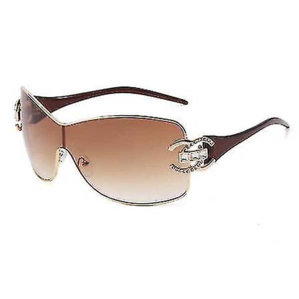 Men's And Women's Sunglasses 2023 New Design Frameless One-piece Sun Glasses Ins Simple And Fashionable Metal Sunglasses