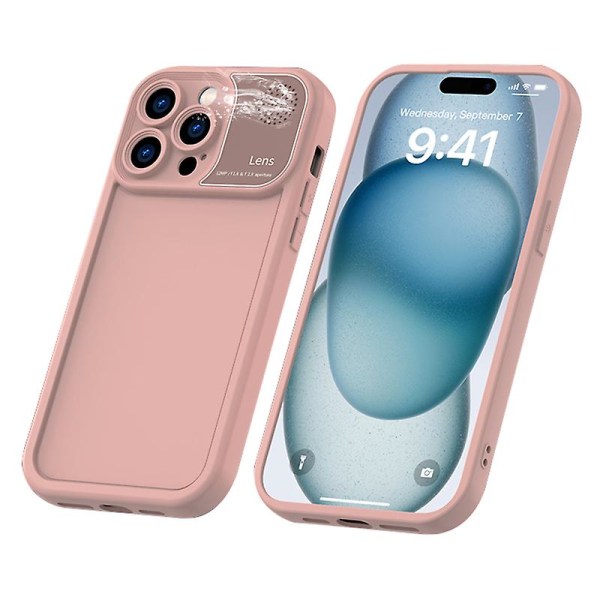 Til iPhone 14 Pro Etui Blødt Silikone Telefon Cover Anti-Drop Telefon Skal med Aromaterapi Tablet Pink