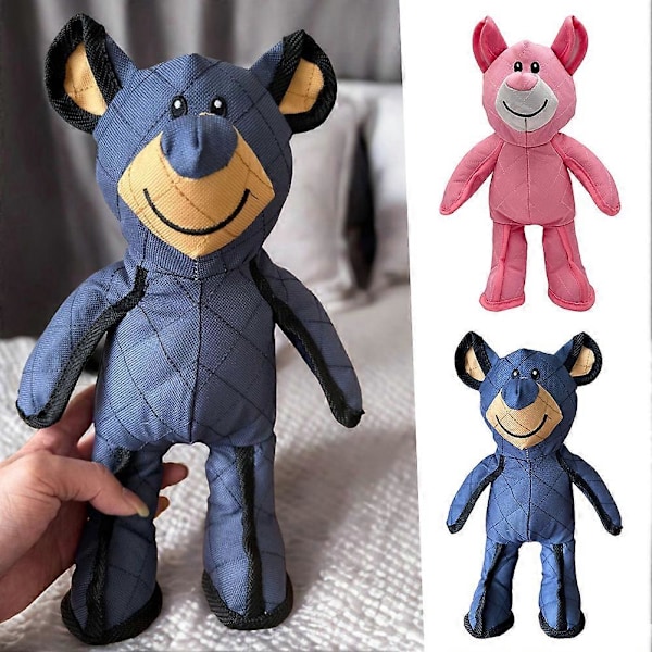 Unbreaka Bear Hundleksak 2025 Ny Robust Pipig Hundleksak Tålig Björnleksak för Hundar Husdjur Hållbar Rolig Tuggleksak för Hundar Pink