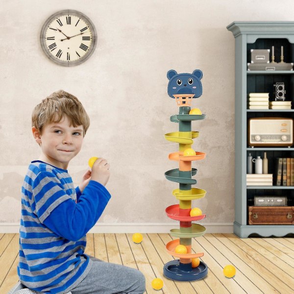 Toddler boll torn boll och rullande torn barns pedagogiska leksaker